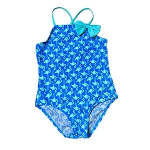 Sol Swim Flamingo Cross back Swimsuit